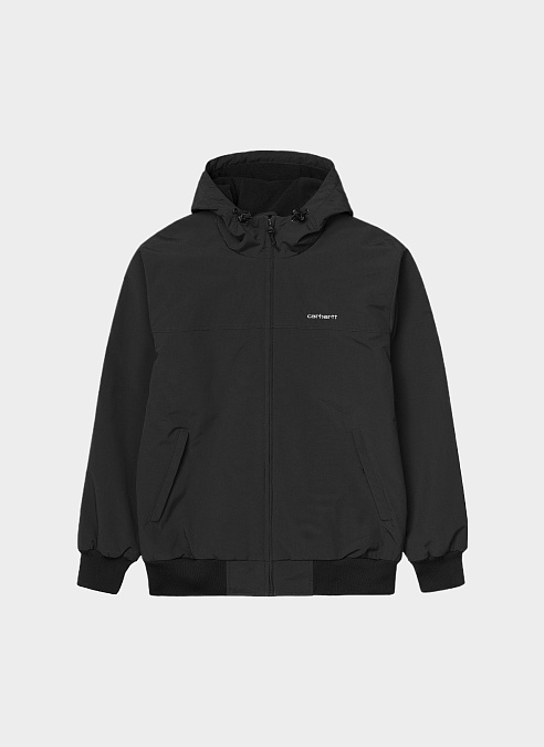 Куртка ‘Hooded Sail Jacket’ Black / White