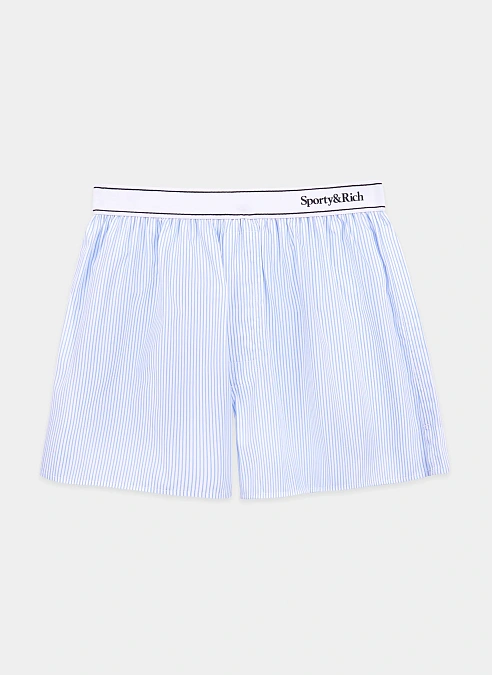 Шорты Serif Logo Boxer Light Blue Striped