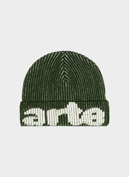Шапка ‘Ribbed Beanie’ Green