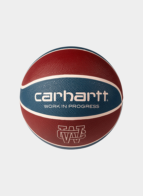 Баскетбольный мяч Spalding For Carhartt Wip Basketball Mulberry, Dusky Blue / Naturel