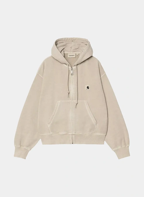 Худи на молнии женское W' Hooded Nelson Jacket Fleur De Sel (Garment Dyed)