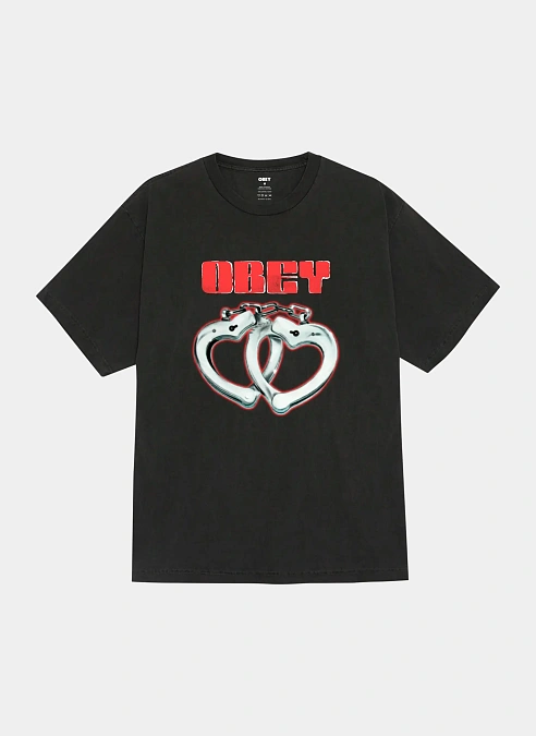 Футболка Obey Cuffs PIGMENT DUSTY BLACK
