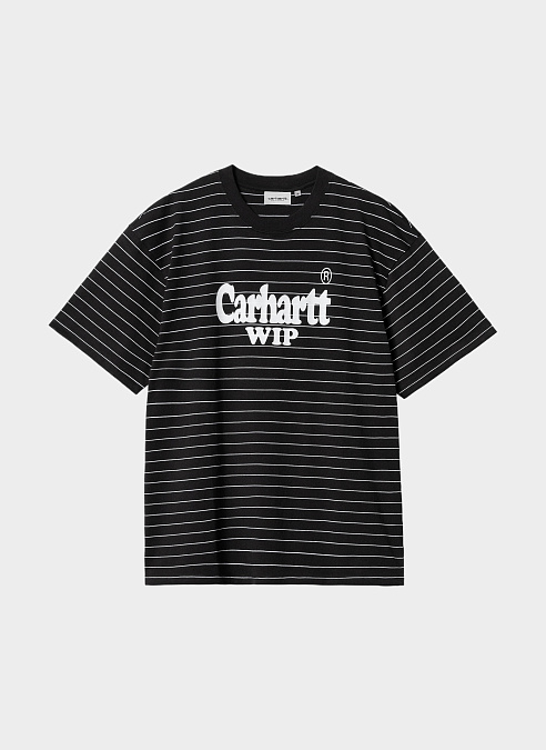 Футболка ‘S/S Orlean Spree T-Shirt’ Black / White