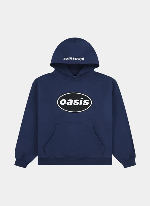 Худи Pleasures х Oasis Knebworth Hoodie  Navy