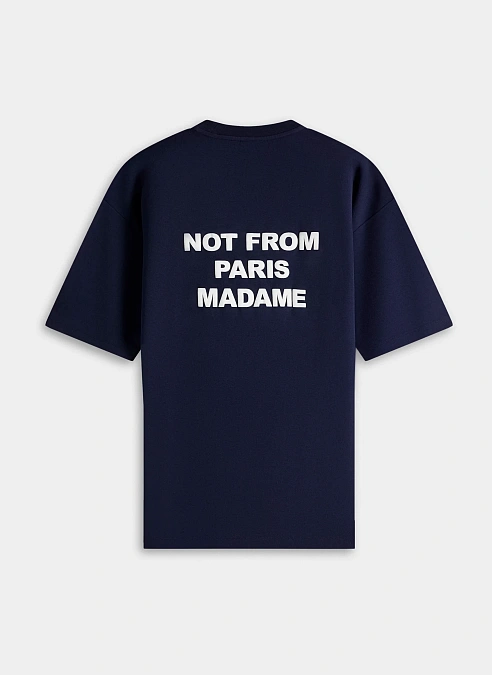 Футболка Le T-Shirt Slogan Navy