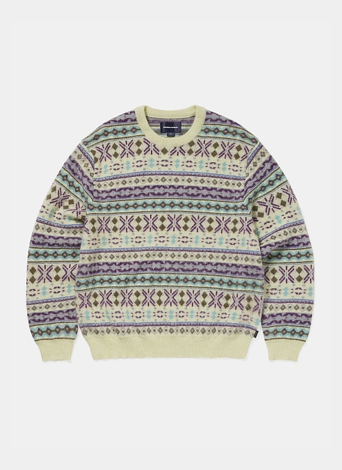 Свитер TNT Fair Isle Knit Sweater Lemon