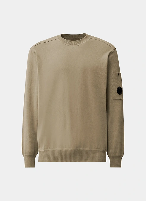 Свитшот Cotton Sea Island Crewneck Lens Sweater Dove Grey