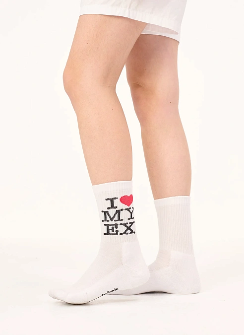 Носки Ex Marks the Spot Socks Off-White