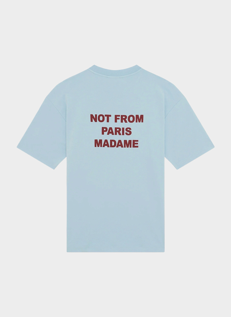Футболка ‘Le T-Shirt Slogan’ Light Blue