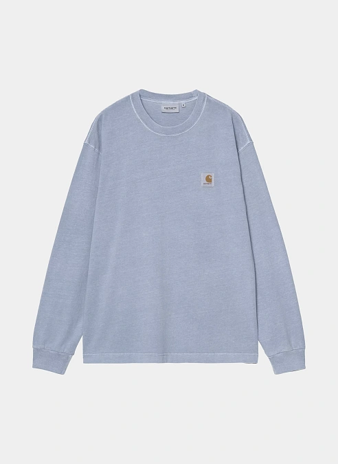 Лонгслив L/S Nelson T-Shirt Gentle Blue (Garment Dyed)