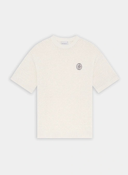 Футболка Maille Ajouree D Miroir Off White