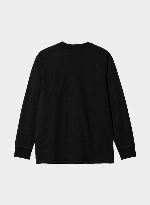 Лонгслив ‘L/S American Script T-Shirt’ Black