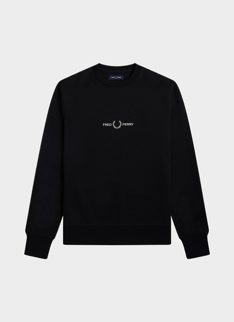 Свитшот ‘Embroidered Sweatshirt’ Black