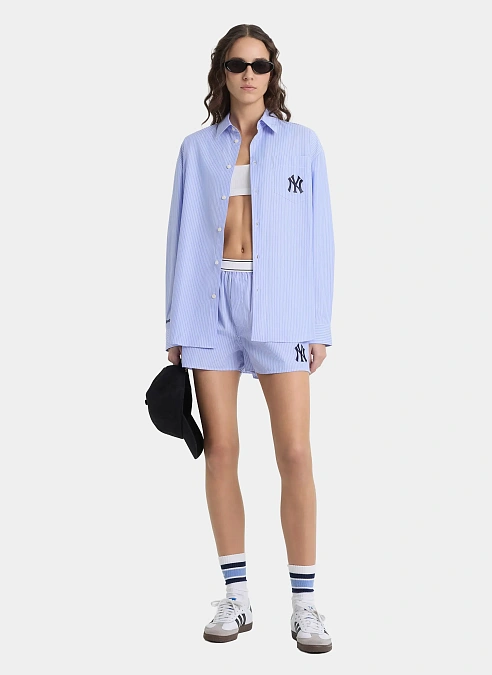 Рубашка Heritage Yankees Serif Oversized Shirt Blue Stripe