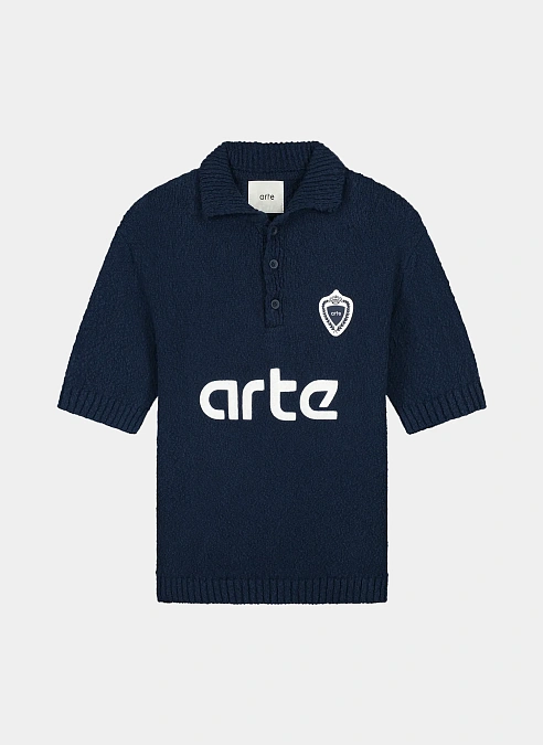 Поло Football Knit Blue