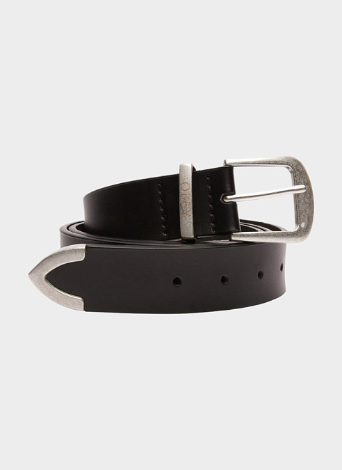 Ремень ‘OBEY LEATHER BELT’ Black