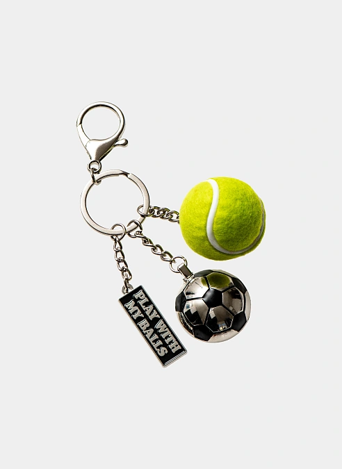 Брелок Play With My Balls Keychain Multicolor