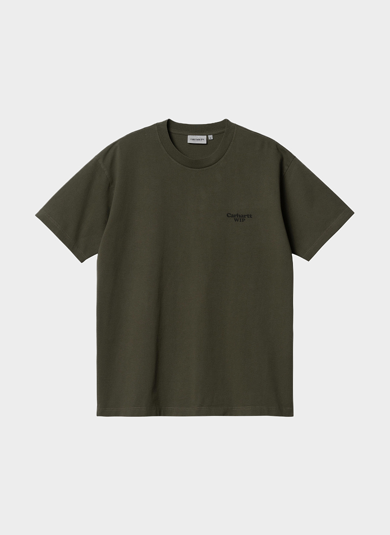 Футболка ‘S/S Paisley T-Shirt’ Plant / Black (Stone Washed)