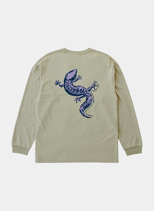 Лонгслив Gecko L/S Tee Beige