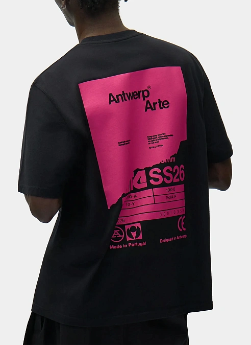 Футболка Back Poster T-shirt Black