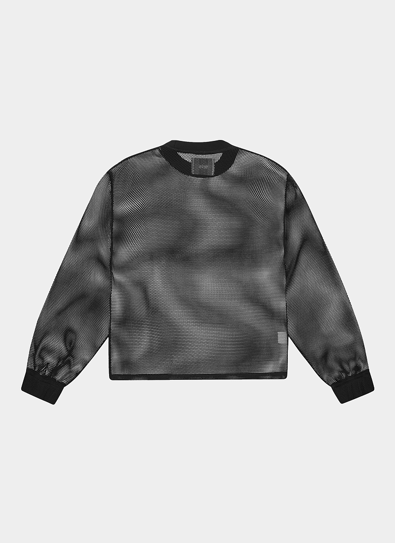 Свитшот Mesh Crewneck Black