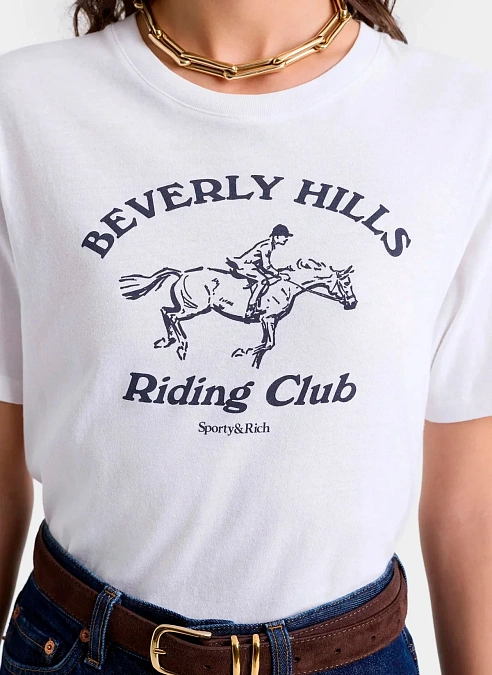 Футболка BH Riding Club Soft T-Shirt White