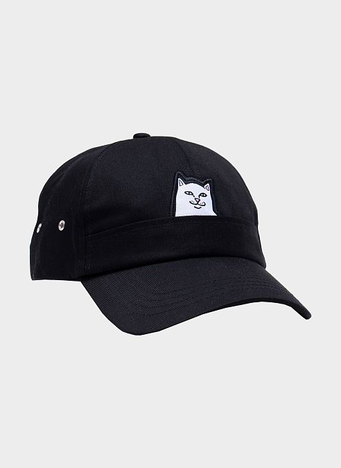 Кепка Lord Nermal 6 Panel Pocket Hat Black