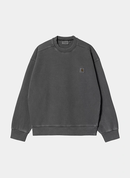 Свитшот Nelson Sweat Black (Garment Dyed)