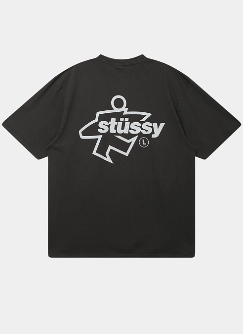 Футболка Surf Size Pig. Dyed Tee Faded Black