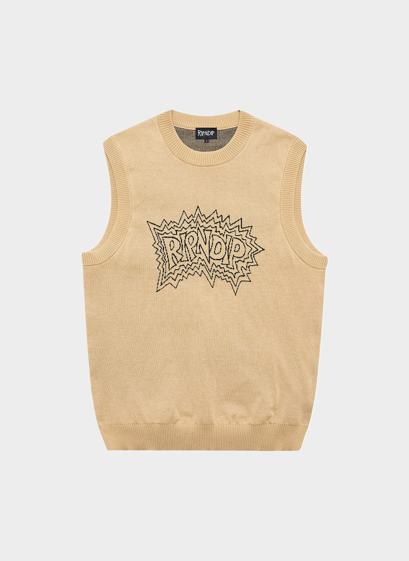 Жилет ‘Shock Knit Sweater Vest’ Natural