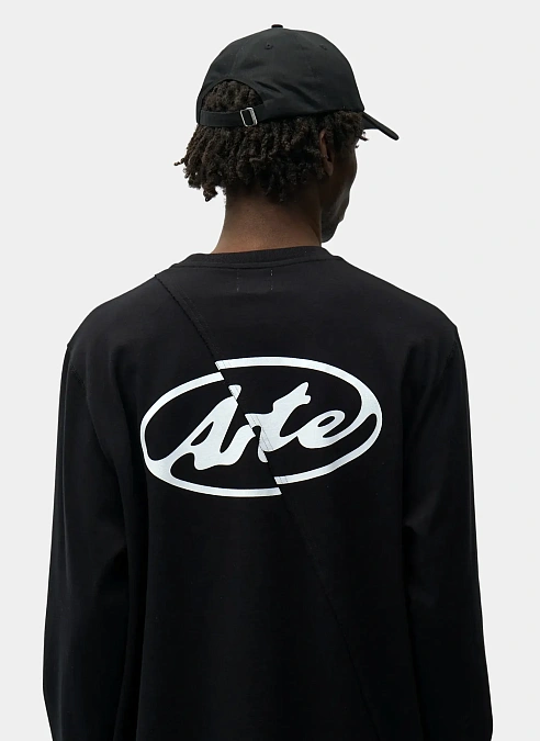 Лонгслив Back Circle Logo Longsleeve Black