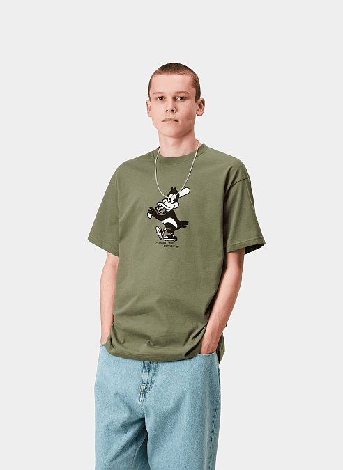 Футболка S/S Home Run T-Shirt Dollar Green