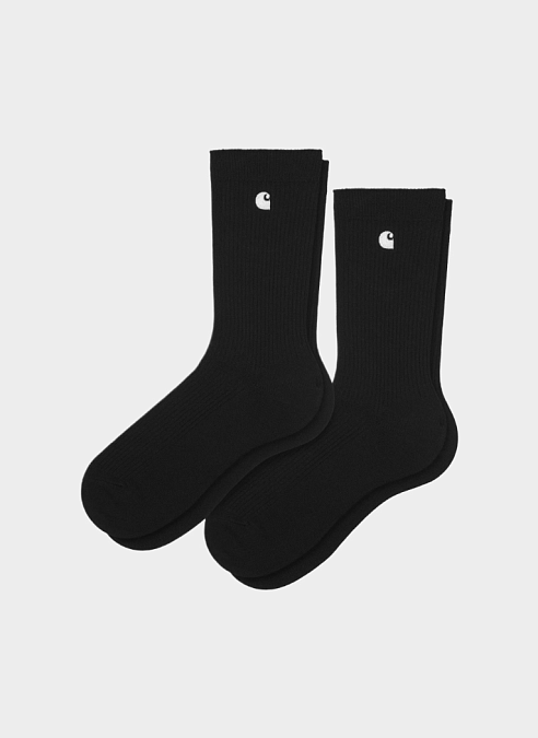 Носки ( набор 2 шт. ) Madison Pack Socks Black / White + Black / White