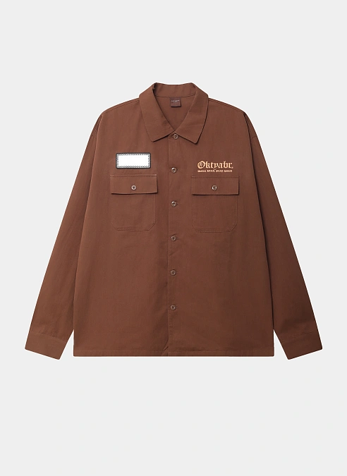 Рубашка Work Ls Shirt GOLDEN BROWN