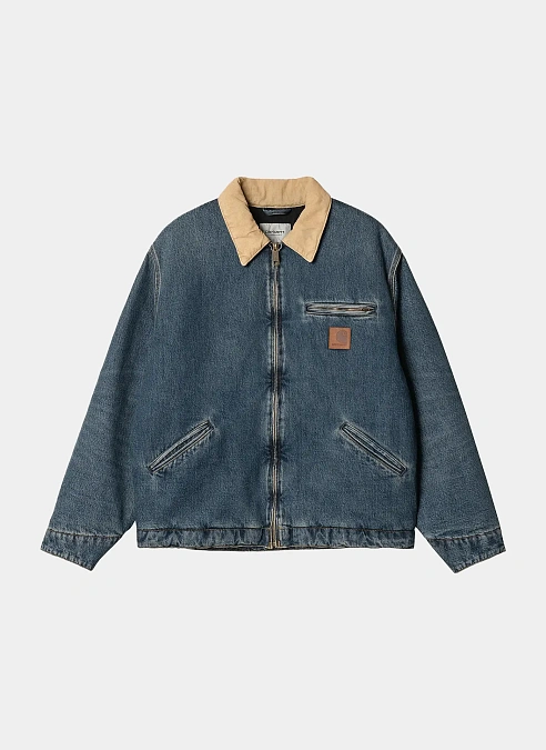 Куртка ‘OG Detroit Jacket’ BLUE / DUSTY H BROWN (WORN USED WASH)