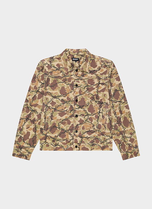 Куртка Wired Button Up Jacket Tan Camo
