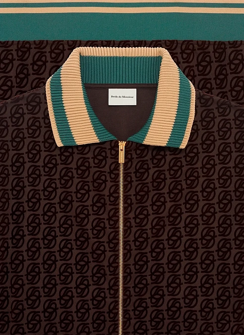 Олимпийка La Track Jacket Monogramme Dark Brown