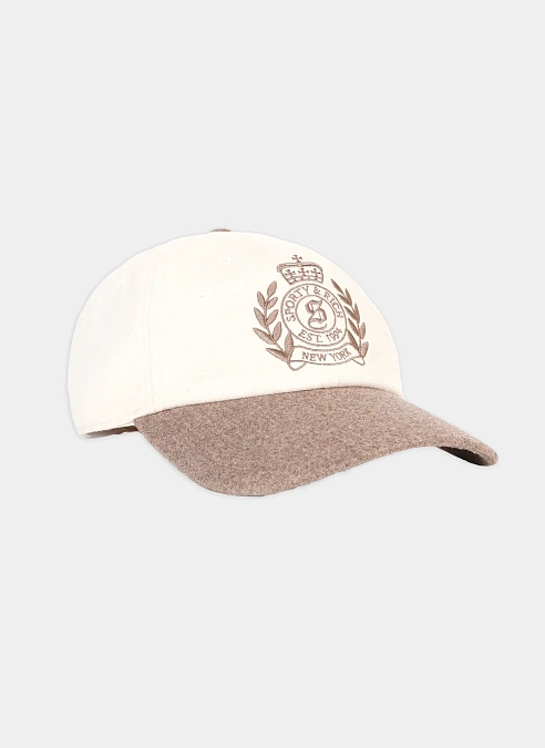 Кепка NY Crest Wool Hat Ecru/Toffee
