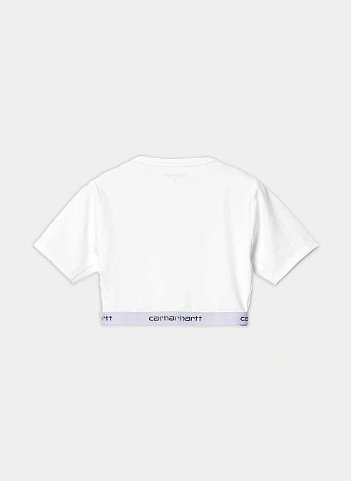 Топ женский W' Script Crop Top WHITE
