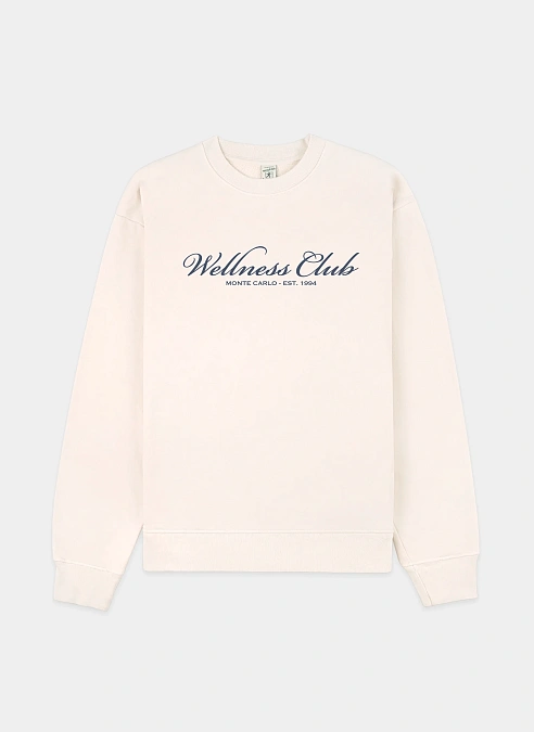 Свитшот Wellness Club MC Emboirdered Crewneck Cream