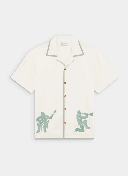 Рубашка Brodee Musiciens Off White