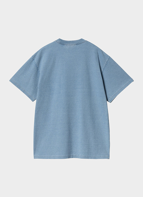 Футболка ‘S/S Ingo Pocket T-Shirt’ LIGHT BLUE (GARMENT DYED)