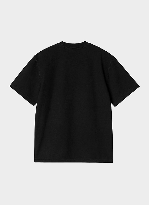Футболка женская ‘W S/S Ingo T-Shirt’ BLACK (GARMENT DYED)