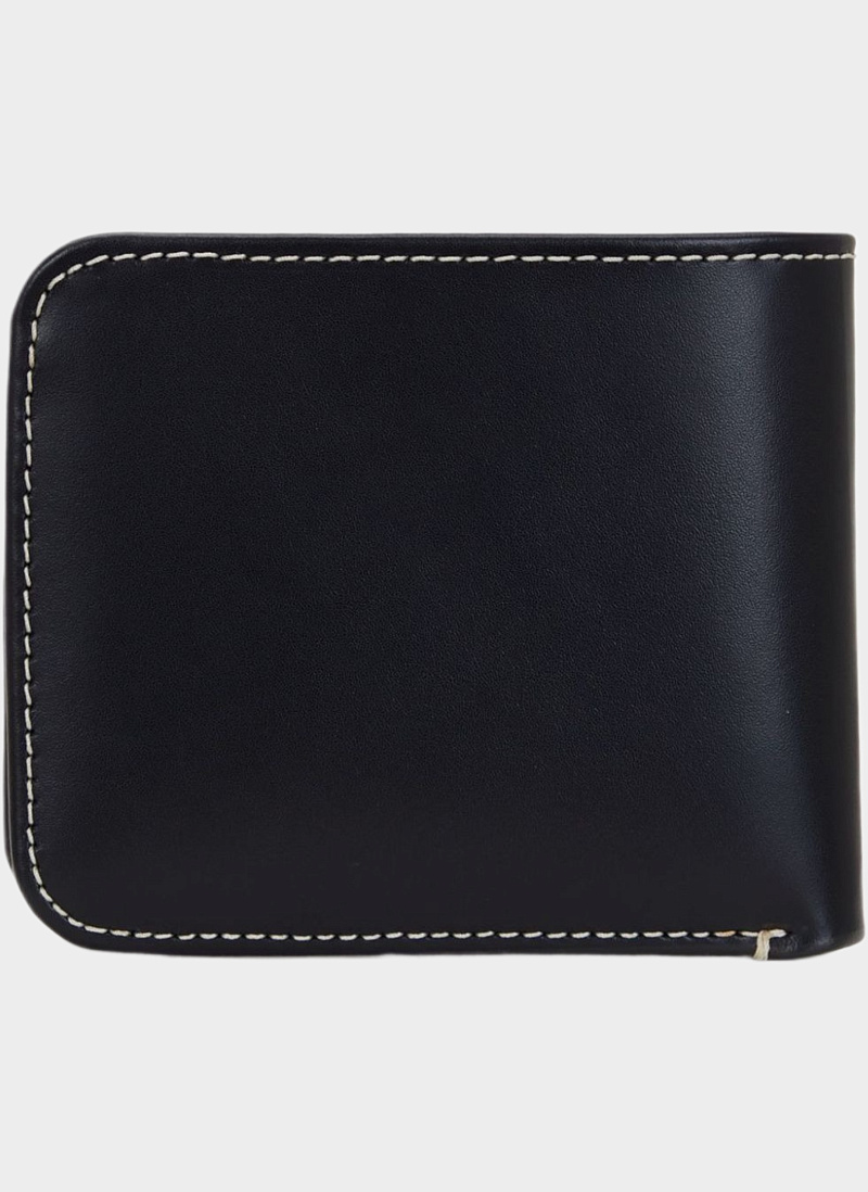 BOX LEATHER BILLFOLD WALLET