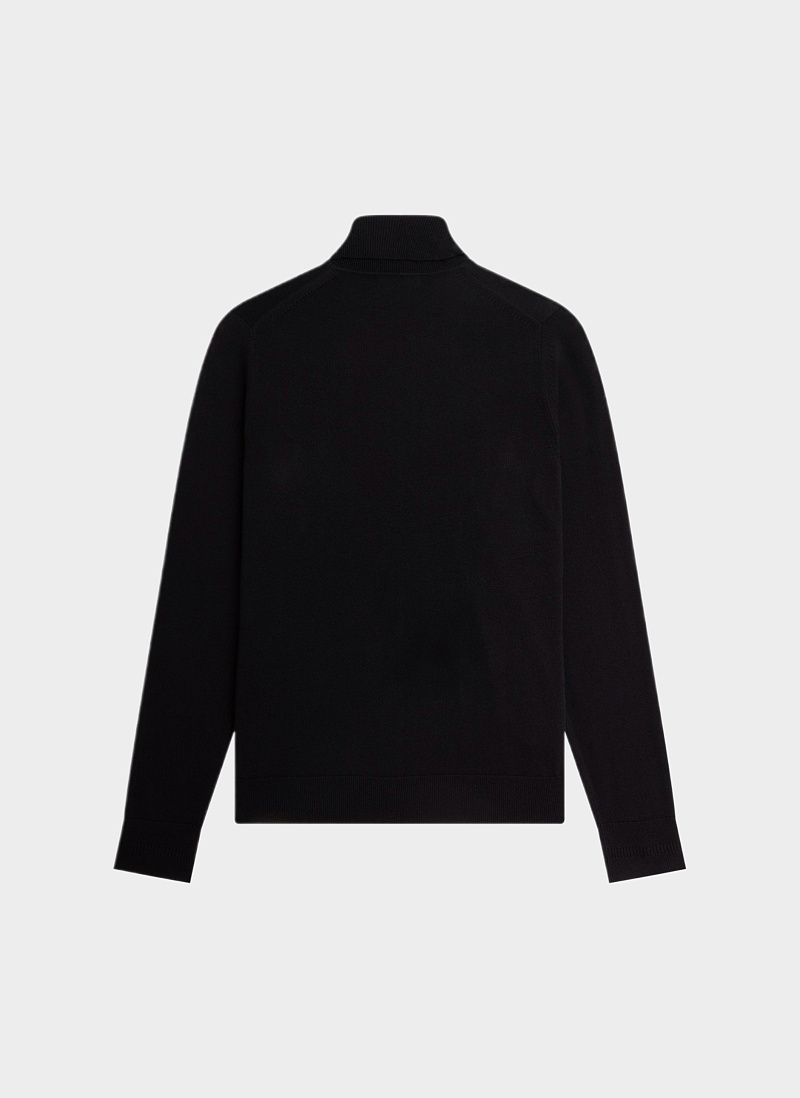 Свитер ‘Roll Neck Jumper’ Black / Dark Caramel