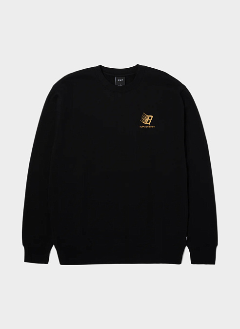 Свитшот ‘HUF X BRONZE CREWNECK’ Black