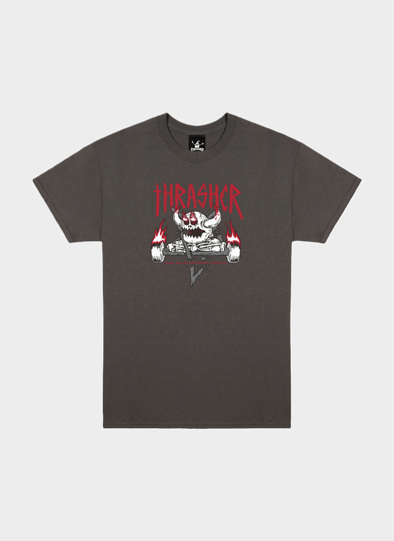Футболка Thr X Toy Machine Monster-Gram Tee Charcoal