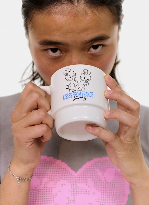 Чашка Kisses From France Cup White