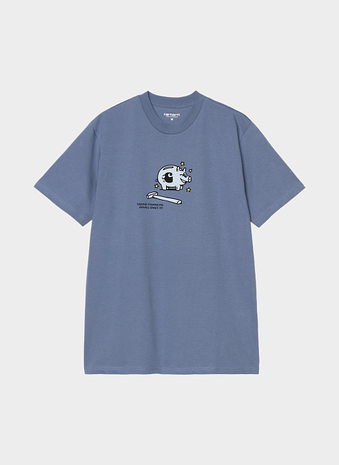 Футболка ‘S/S Piggybank T-Shirt’ BLUE IRIS