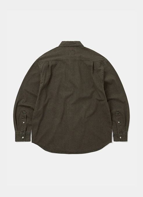 Рубашка TNT Washed Denim Shirt Brown